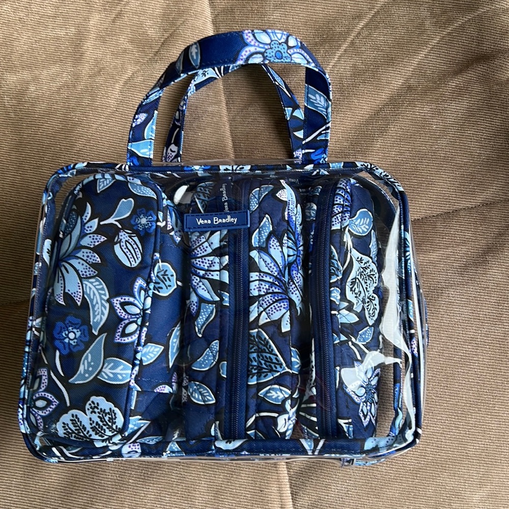 Vera Bradley Four piece cosmetic organizer
